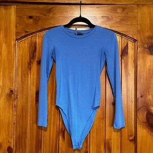Blue Long Sleeve Women’s Bodysuit